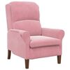 vidaXL poltrona Rosa 76 x 94 x 102 cm Velluto