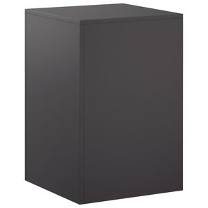 vidaXL Supporto per piante Nero 40 x 40 x 60 cm Acciaio