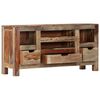 vidaXL Credenza Grigia 100x30x50 cm in Legno Massello di Acacia