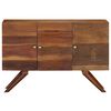 vidaXL Credenza in Legno Massello di Recupero 110x30x75 cm Marrone