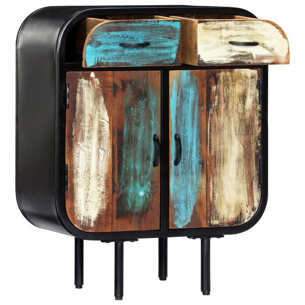 vidaXL Credenza 60x30x75 cm in Legno Massello di Recupero