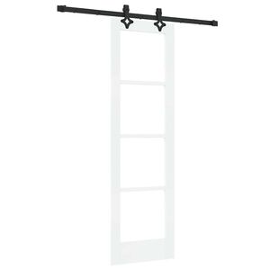 vidaXL Porta scorrevole Bianco 61 x 198,5 cm