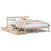 vidaXL Letto senza Materasso 135x190 cm in Legno Massello di Pino