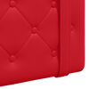 vidaXL Testata appesa Rosso 150 x 55 x 5 cm Pelle Sintetica