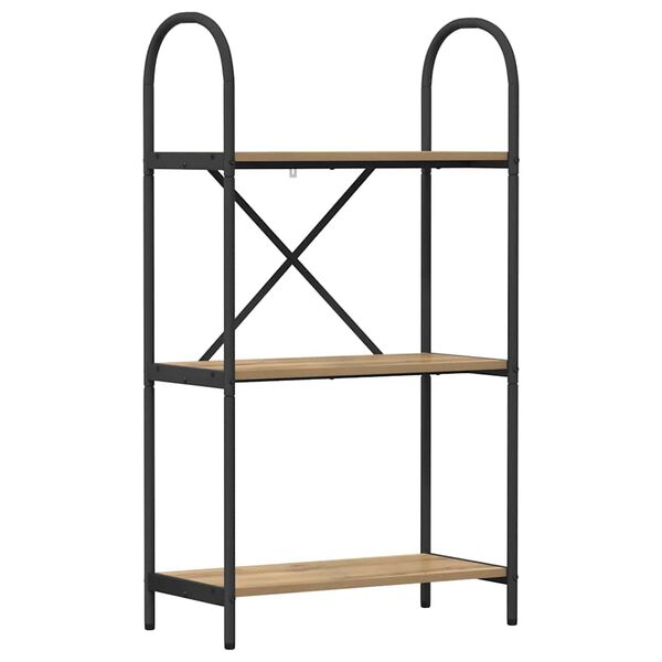 vidaXL Libreria Rovere artigianale 60 x 30 x 109 cm Legno multistrato