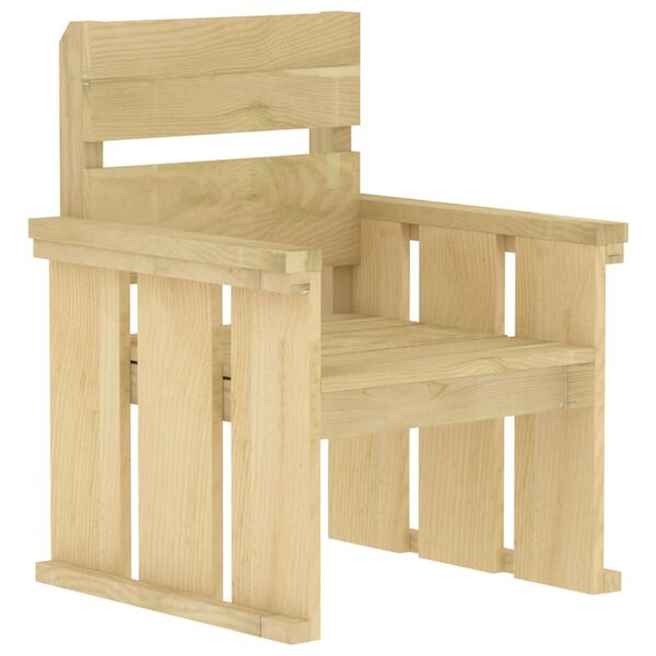 vidaXL Set da Pranzo da Giardino 5 pz in Legno di Pino Impregnato