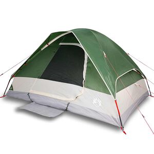 vidaXL Tenda da Campeggio a Cupola per 2 Persone Verde Impermeabile
