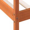 vidaXL Dormeuse senza Materasso Marrone Cera 90x190 cm Legno di Pino