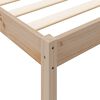 vidaXL Letto Libreria senza Materasso 120x190cm Legno Massello di Pino