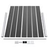 vidaXL Set Pannelli di Recinzione in WPC 699x146 cm Nero