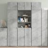 vidaXL Armadietto Grigio Cemento 70x42,5x225 cm in Truciolato