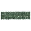 vidaXL Paravento da Balcone con Foglie Verde Scuro 300x75 cm