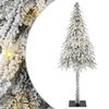vidaXL Albero di Natale con 150 LED Bianco 120 cm PE e Acciaio