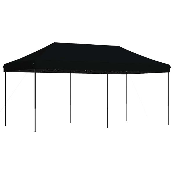vidaXL Tenda Party Nero 292 x 580 x 315 cm Tessuto Oxford