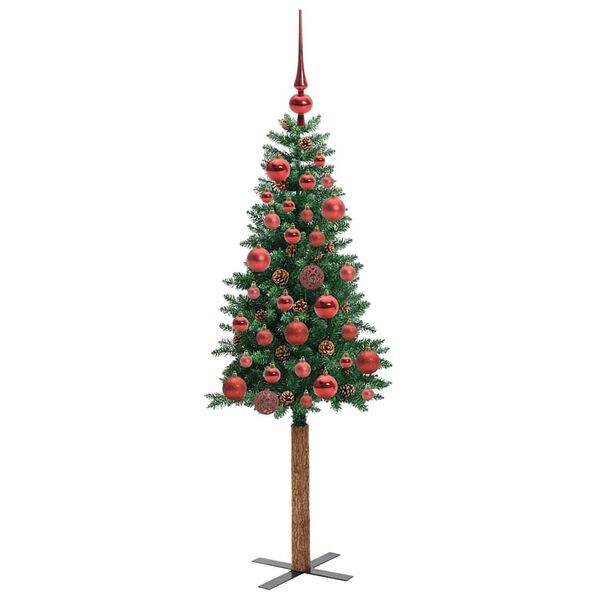 vidaXL Albero di Natale snodato con 150 LED con supporto Verde 150 cm
