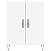 vidaXL Credenza Bianca 69,5x34x180 cm in Legno Multistrato