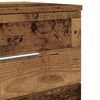 vidaXL Comodino con 2 Cassetti Legno Antico 40x36x50 cm