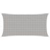 vidaXL Telo Ombra Grigio chiaro e bianco 2,5 x 4,5 m HDPE