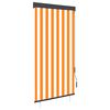 vidaXL Tenda a Rullo per Esterni 80x250 cm Bianca e Arancione