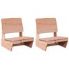 vidaXL Sedie da Giardino 2pz 60x64x70,5 cm Legno Massello di Douglas