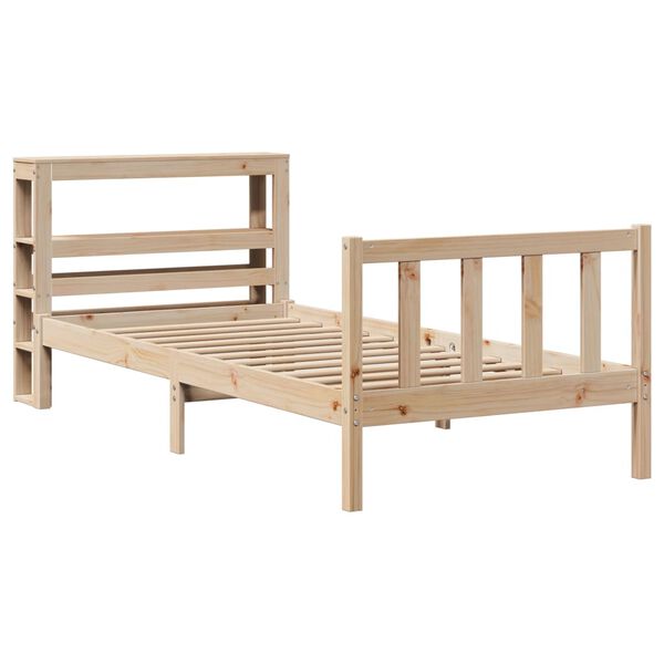 vidaXL Letto senza Materasso 90x200 cm in Legno Massello di Pino