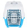 vidaXL Trasportino per Animali Bianco e Blu 48x31,5x33cm Polipropilene