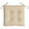 vidaXL Cuscini per Pallet 6 pz Beige 50x50x7 cm Tessuto Oxford