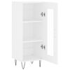 vidaXL Credenza Bianca 34,5x34x90 cm in Legno Multistrato