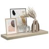 vidaXL Scaffale a Parete Rovere 80x23,5x3,8 cm in MDF