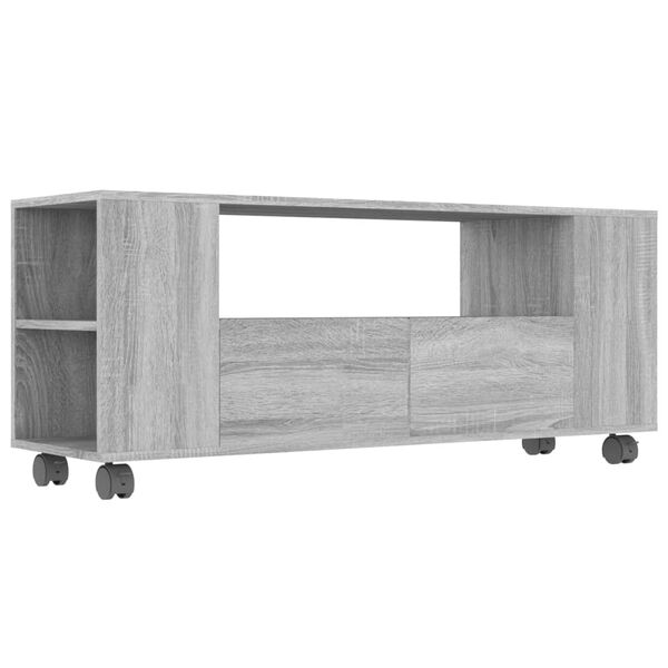 vidaXL Mobile TV Grigio Sonoma 120x35x48 cm in Legno Multistrato