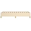 vidaXL Giroletto senza Materasso Crema 90x190 cm in Tessuto