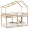 vidaXL Letto a Castello senza Materasso 90x200cm Massello Pino