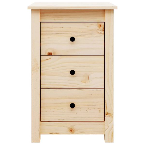 vidaXL Comodino 40x35x61,5 cm in Legno Massello di Pino