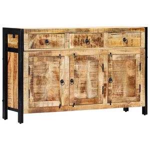 vidaXL Credenza 120x35x76 cm in Legno Massello di Mango