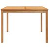 vidaXL Tavolo da Pranzo per Giardino 110x110x77 cm in Massello di Teak