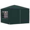 vidaXL Tenda per Feste 3x3 m Verde