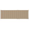 vidaXL Lettino Prendisole Doppio con Cuscini Beige in Pino Impregnato