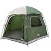 vidaXL Tenda Familiare Igloo per 6 Persone Verde Impermeabile