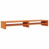 vidaXL Supporto Monitor Marrone Cera 100x24x13 cm Legno Massello Pino