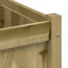 vidaXL Fioriera da Giardino 70x70x70 cm in Legno di Pino Impregnato