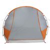 vidaXL Tenda da Campeggio 2 Persone Grigio e Arancione Impermeabile