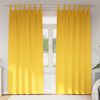 vidaXL Tende Blackout con Anelli 2 pcs Giallo senape 245 x 140 cm