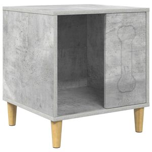 vidaXL Cuccia per cani Calcestruzzo 44 x 42 x 49 cm Legno multistrato