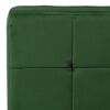 vidaXL Poltrona Relax 65x79x87 cm Verde Scuro in Velluto
