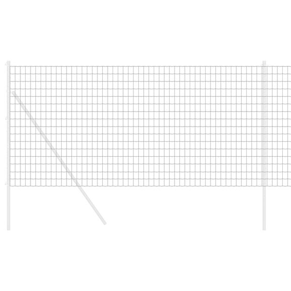 vidaXL Recinzione Euro Grigio 1.2 x 10 m Ferro rivestito in PVC