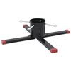 vidaXL Supporto per Albero di Natale Nero 61x61x15,5 cm