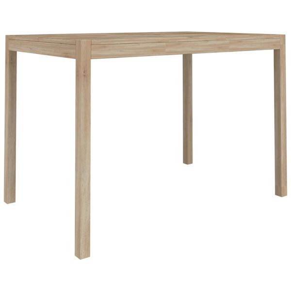 vidaXL Tavolo da Pranzo 110x70x75 cm in Legno Massello di Acacia