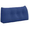 vidaXL Cuscino per Schiena Blu Polizia 100 x 24 x 50 cm Velluto