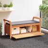 vidaXL Panca Portaoggetti Giardino Cuscino 126cm Legno Massello Acacia