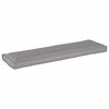 vidaXL Cuscino Tessuto Oxford Grigio 140 x 40 x 8 cm